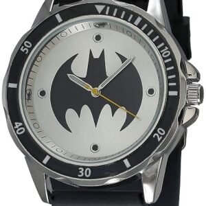 Batman Men's BAT9062 Analog Watch with Black Rubber Band